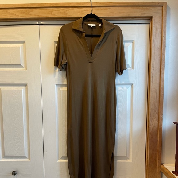 Vince Elbow Sleeve Polo Dress - Picture 3 of 4